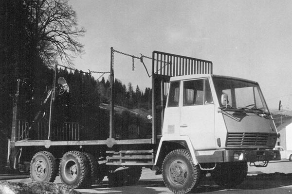 LKW Schafferholz - Geschichtsfoto