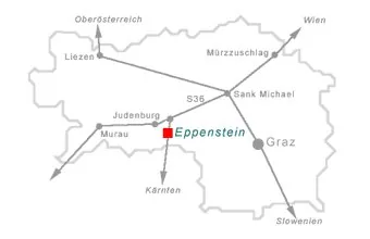 Mappa: Eppenstein in Stiria, Austria
